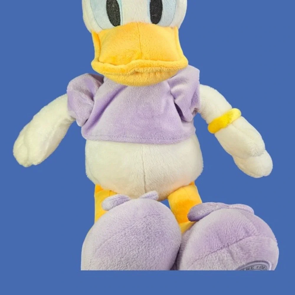 Disney Store Daisy Duck Original Plush Stuffed Animal Toy Lavender Bow Shoes 18